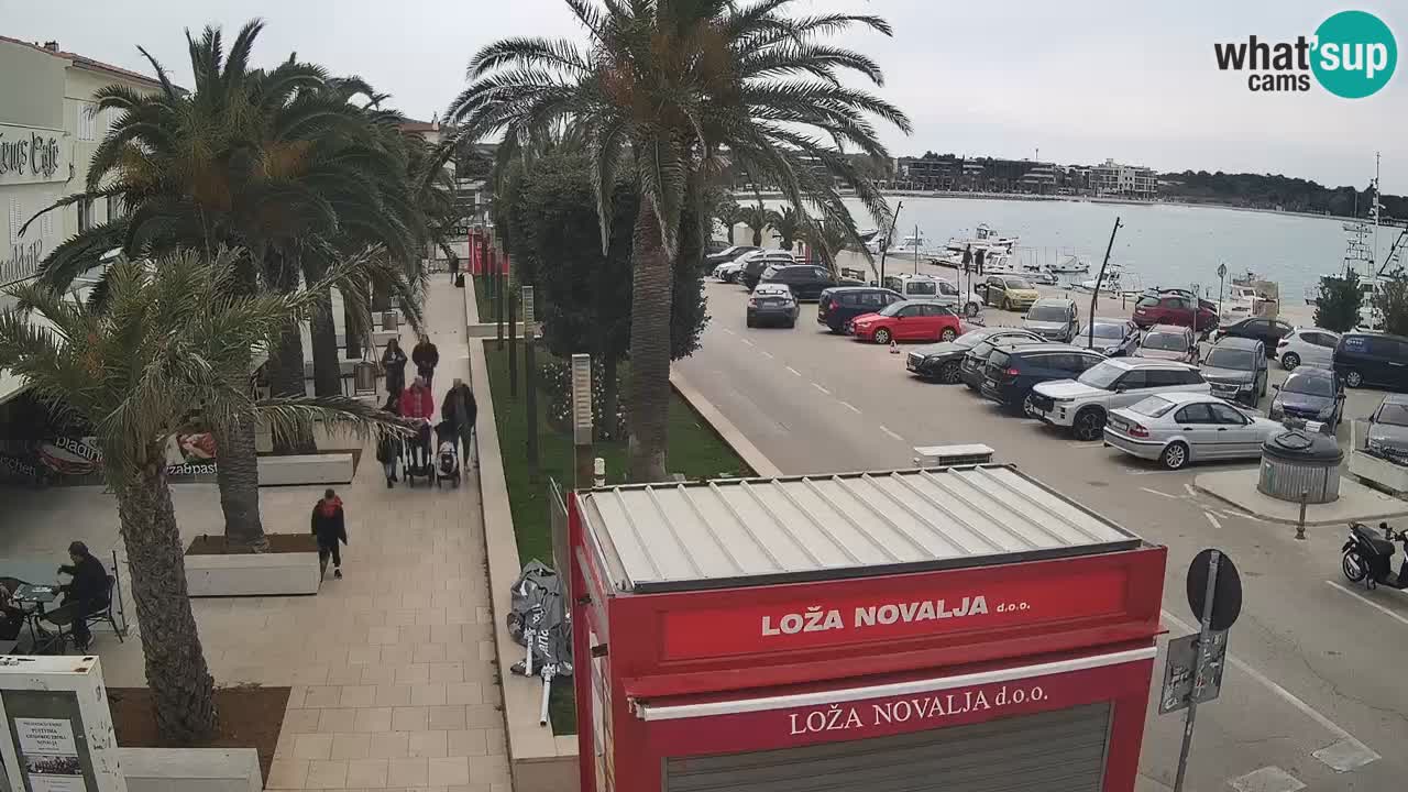 Live cam Novalja – Obala Petra Krešimira IV