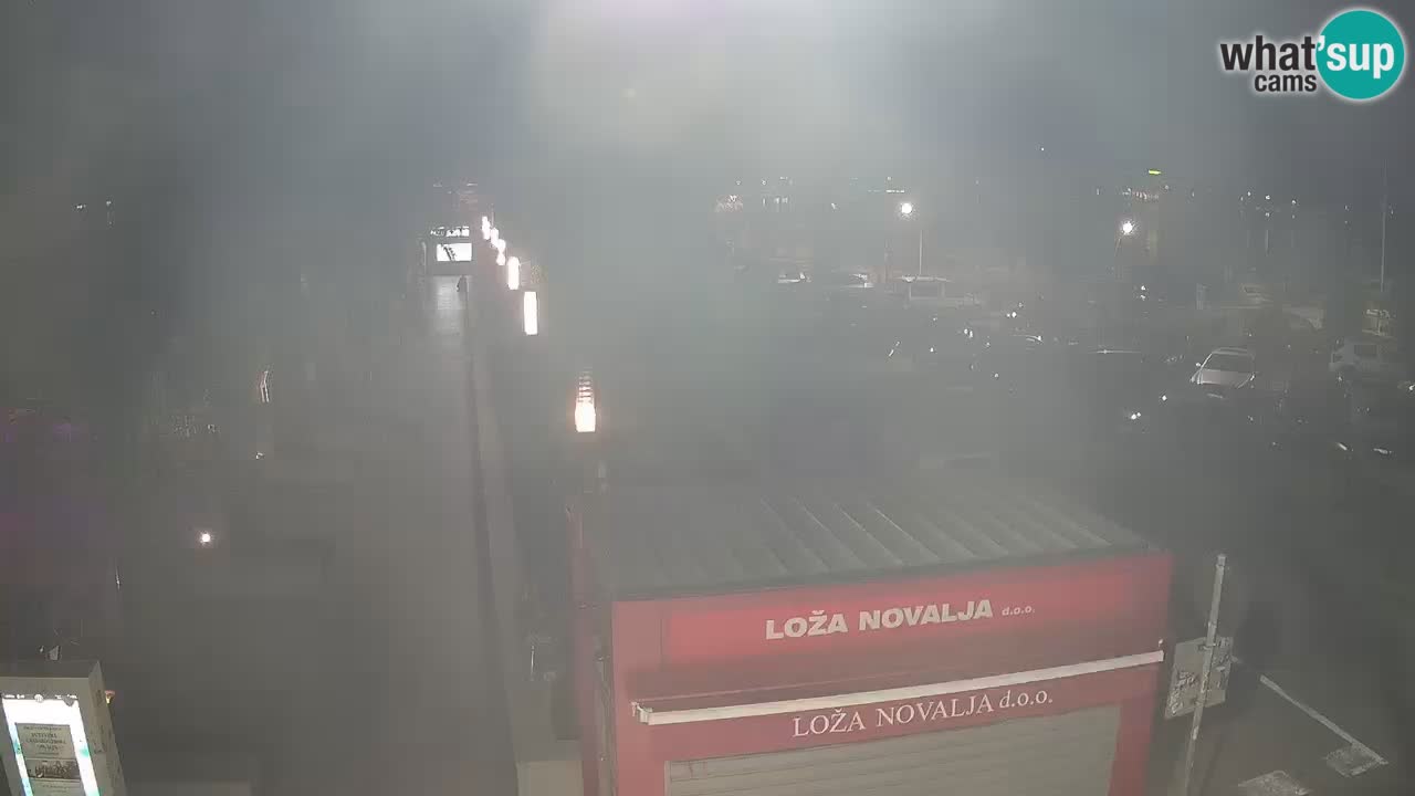 Live cam Novalja – Obala Petra Krešimira IV