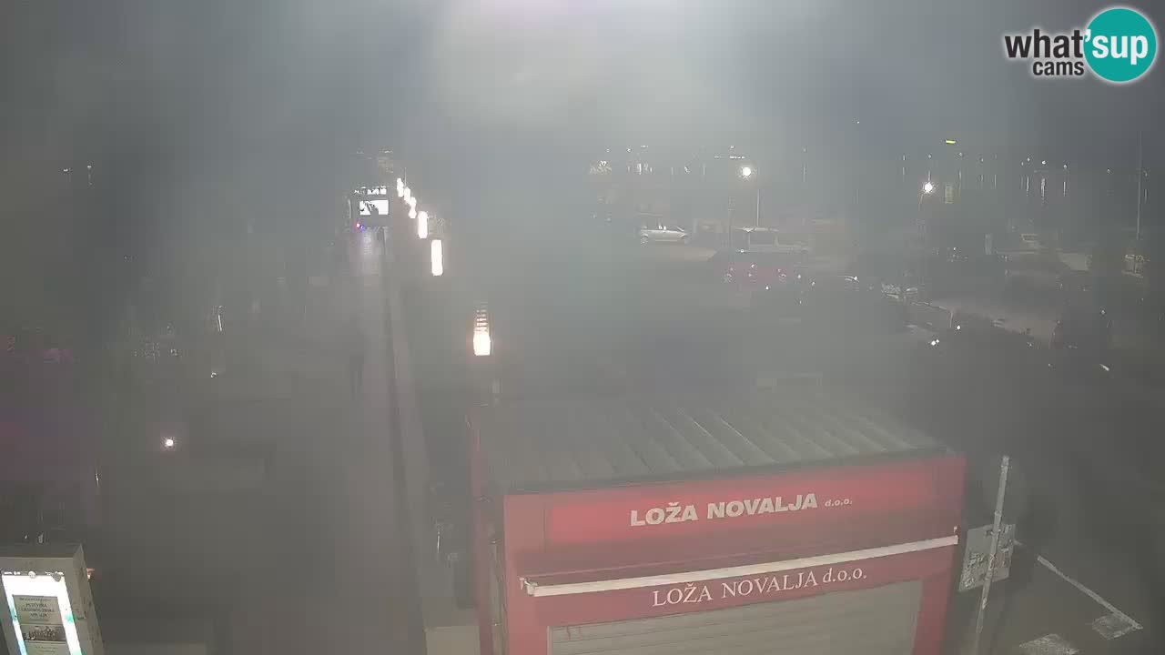Live cam Novalja – Obala Petra Krešimira IV