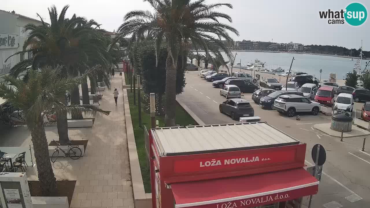 Live cam Novalja – Obala Petra Krešimira IV