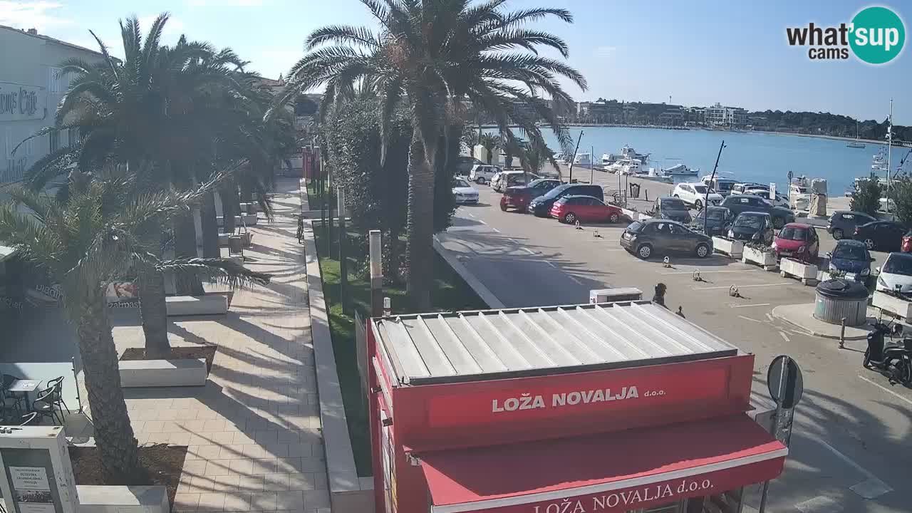 Live cam Novalja – Obala Petra Krešimira IV
