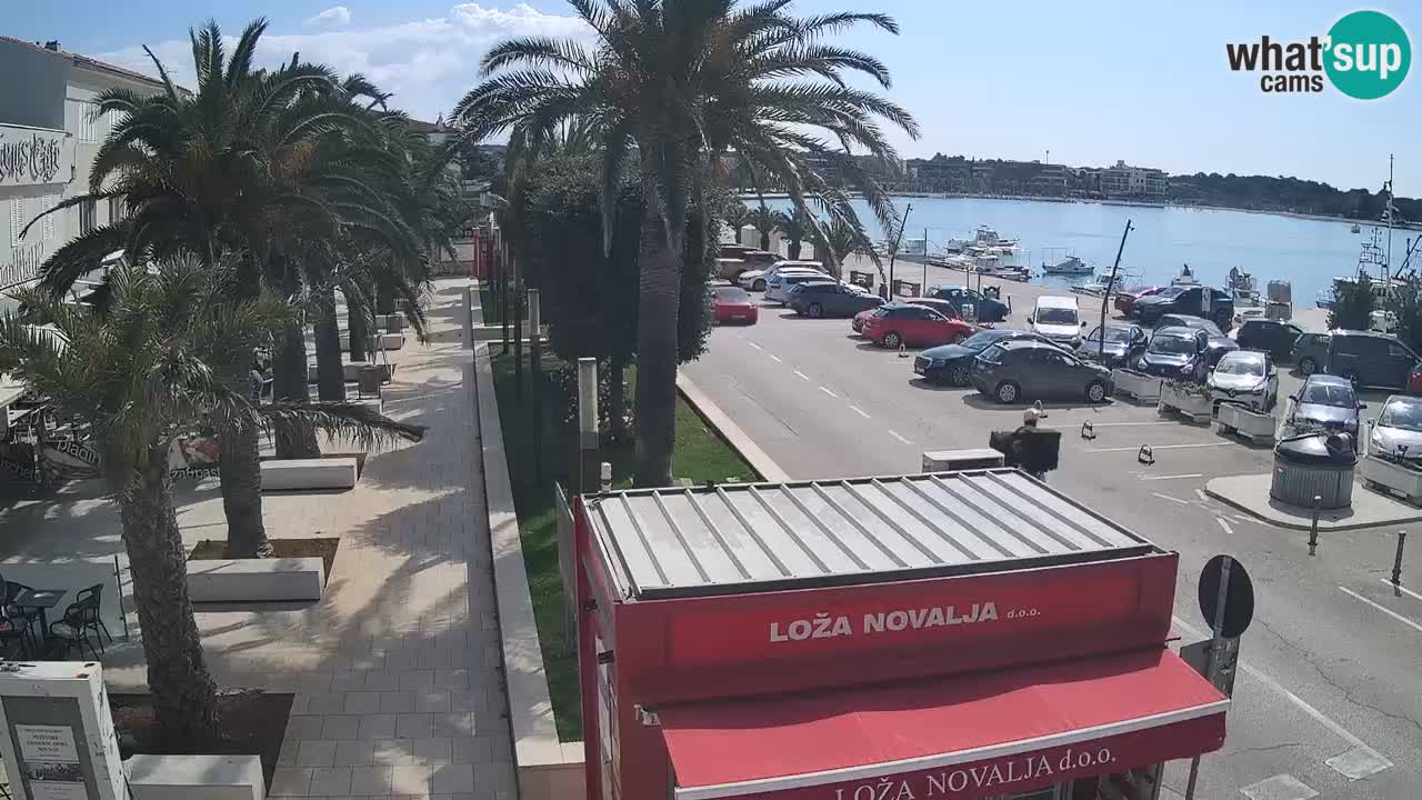 Webcam live Novalja – Obala Petra Krešimira IV