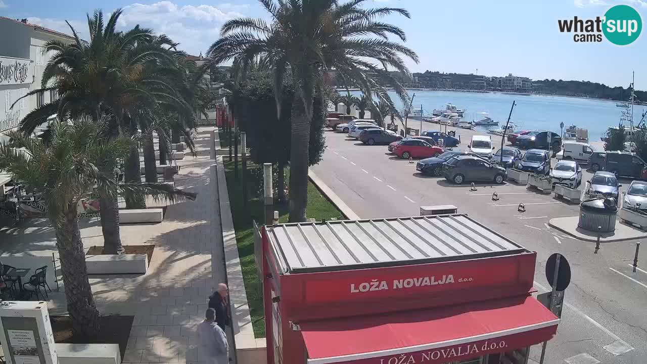 Live cam Novalja – Obala Petra Krešimira IV