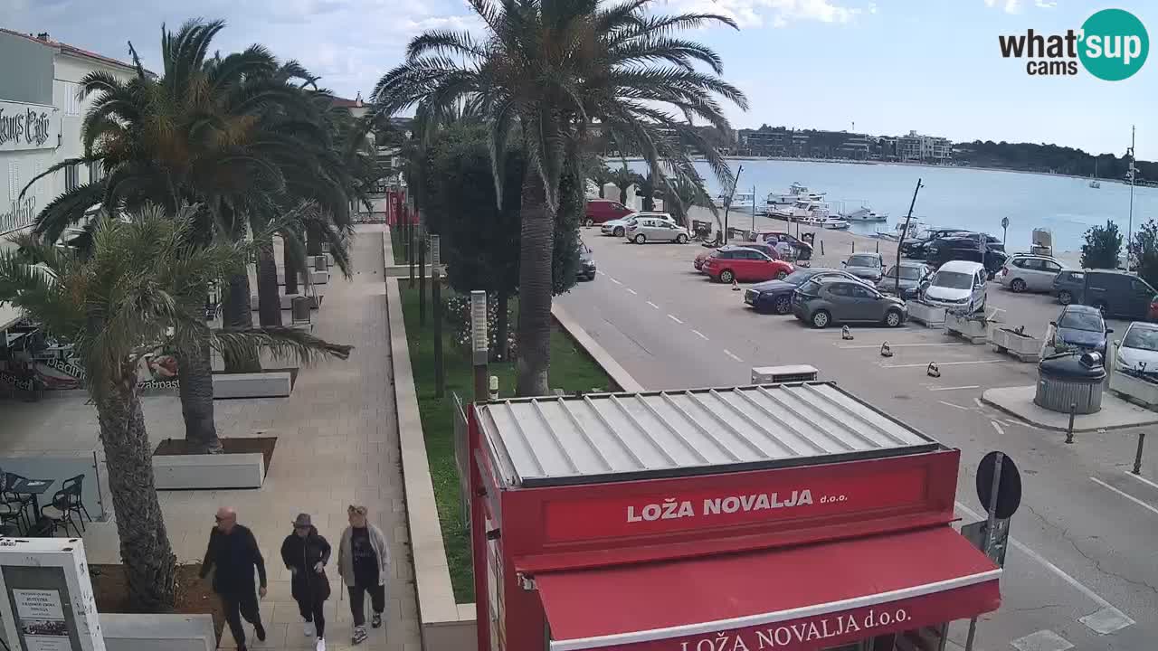 Webcam live Novalja – Obala Petra Krešimira IV