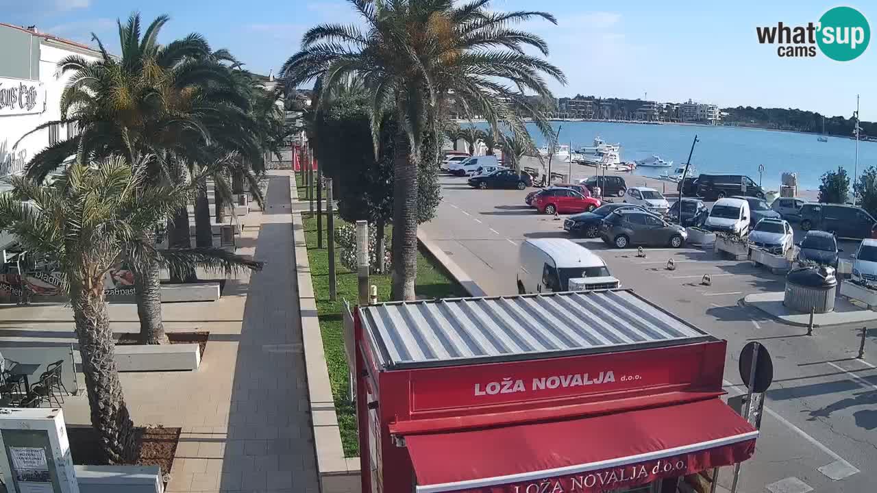 Live cam Novalja – Obala Petra Krešimira IV