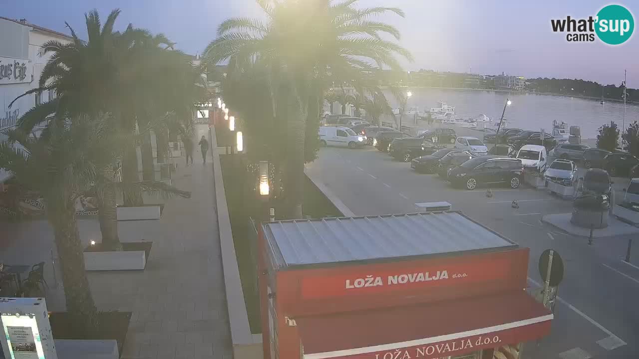 Camera en diecto Novalja – Obala Petra Krešimira IV