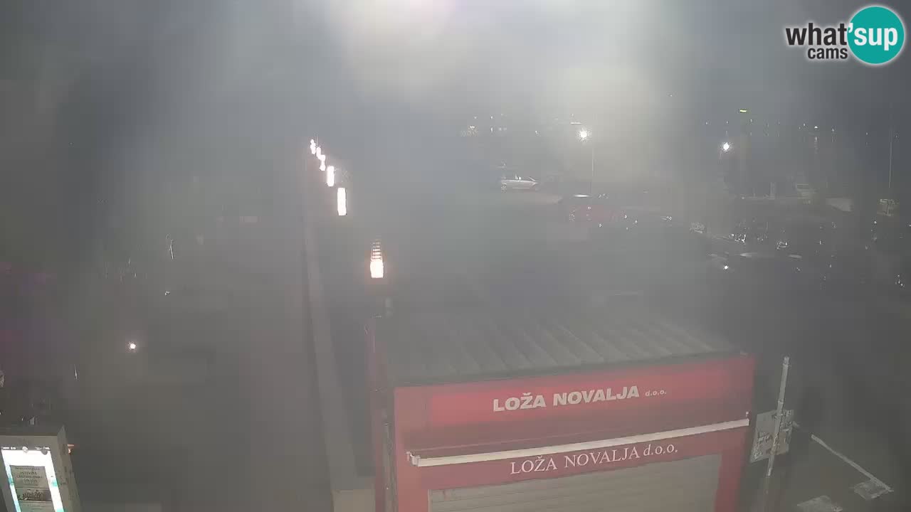 Web kamera Novalja – Obala Petra Krešimira IV