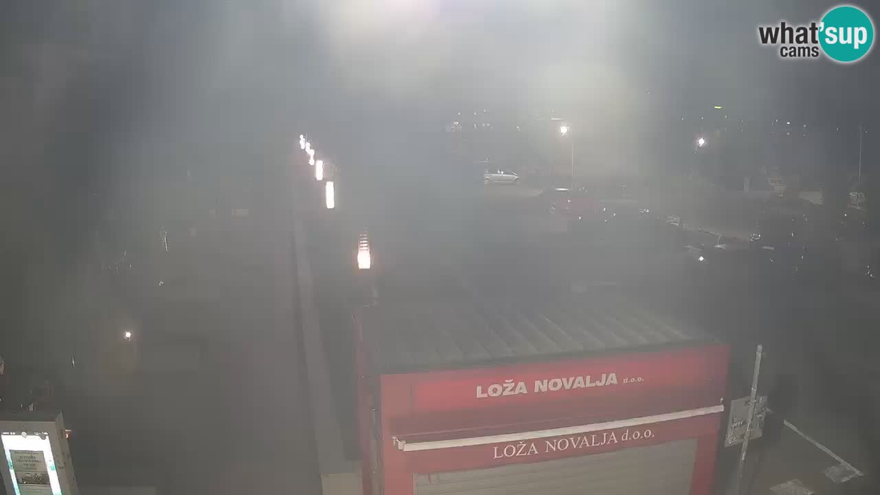 Webcam live Novalja – Obala Petra Krešimira IV