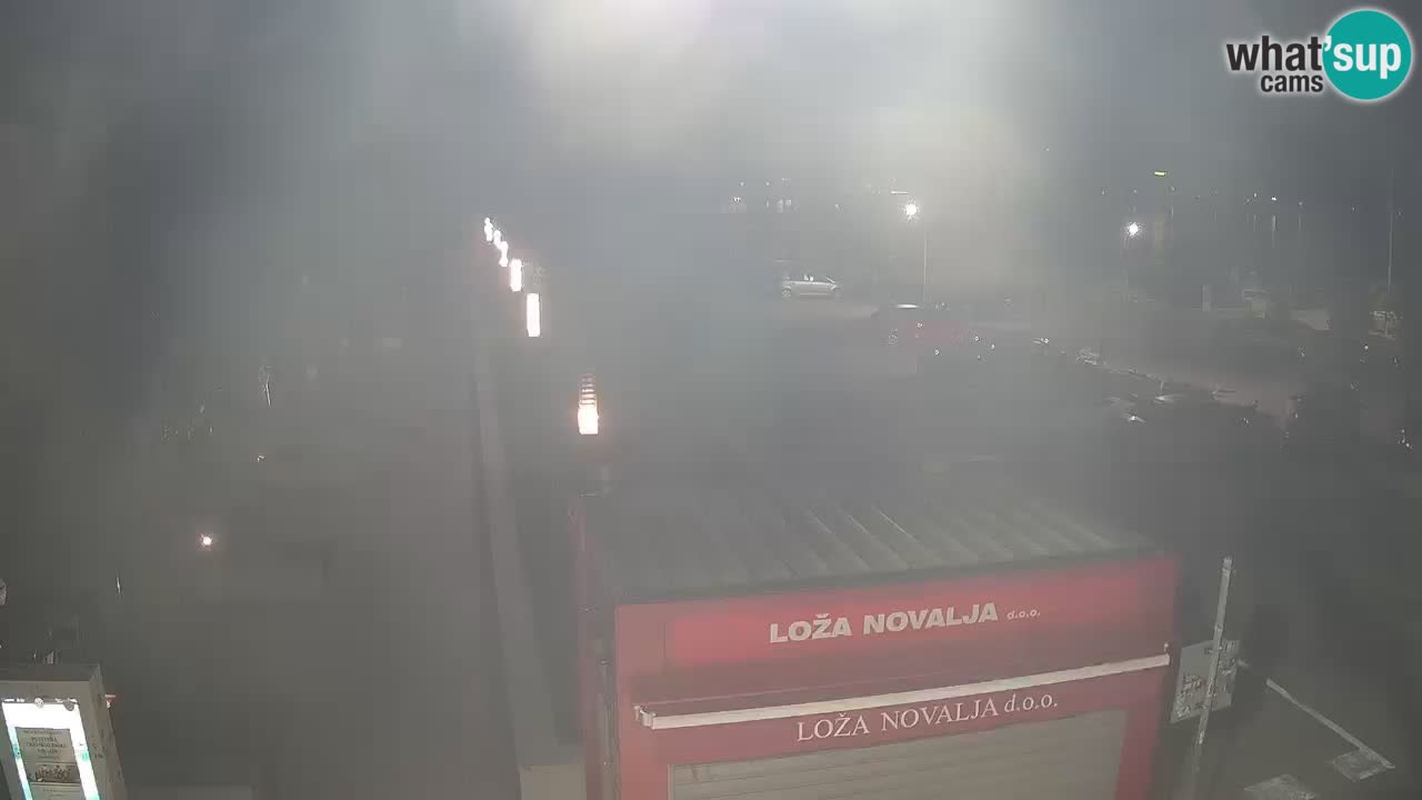 Live cam Novalja – Obala Petra Krešimira IV