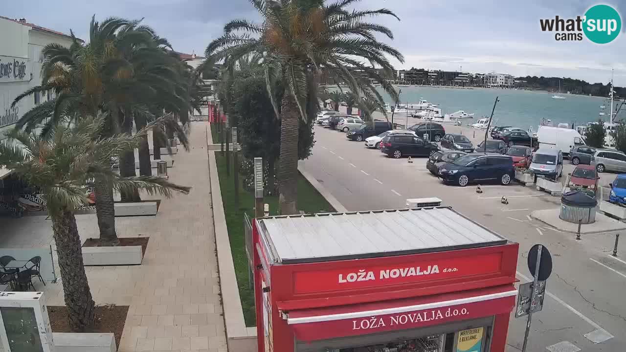 Live cam Novalja – Obala Petra Krešimira IV