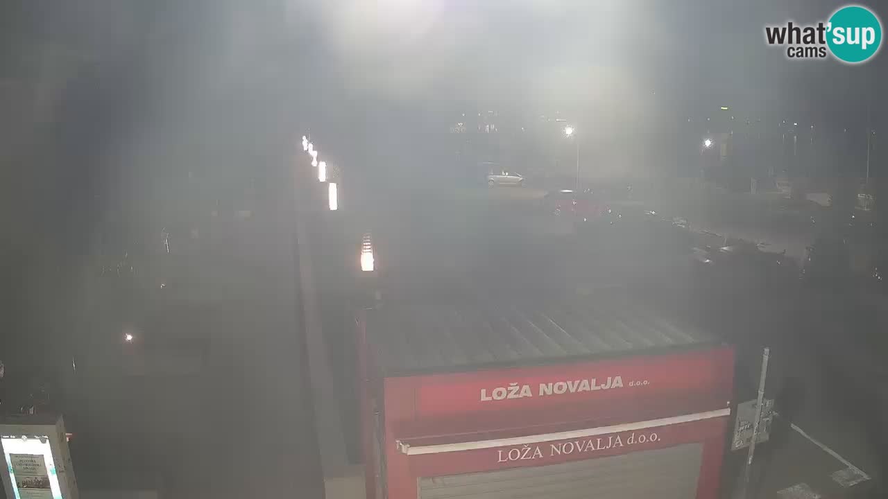 Webcam live Novalja – Obala Petra Krešimira IV