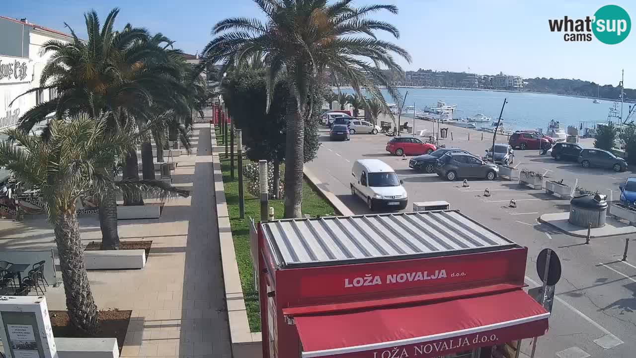 Live cam Novalja – Obala Petra Krešimira IV