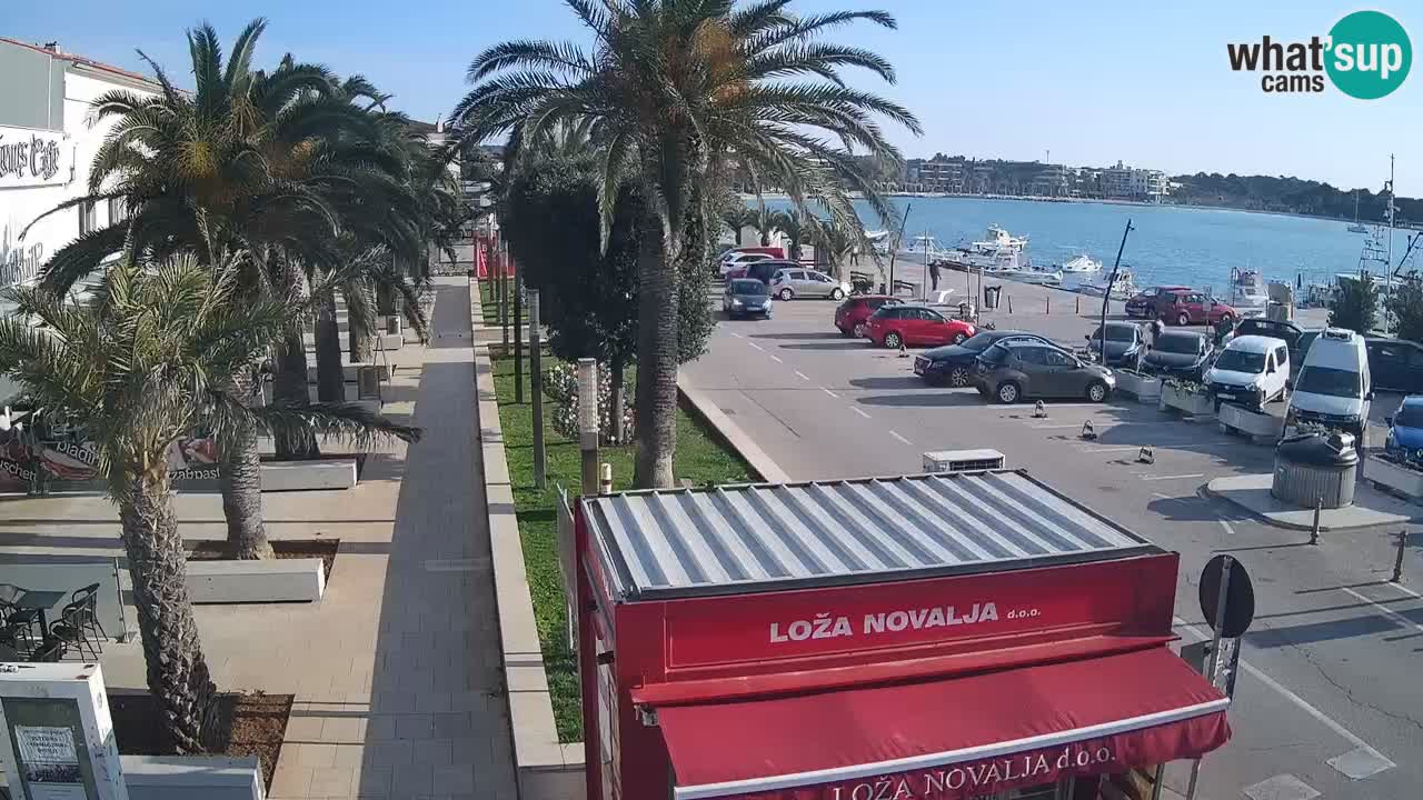 Live cam Novalja – Obala Petra Krešimira IV
