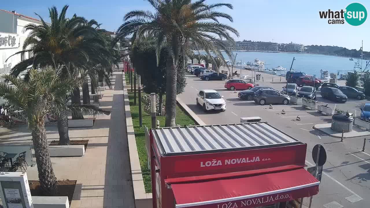 Live cam Novalja – Obala Petra Krešimira IV