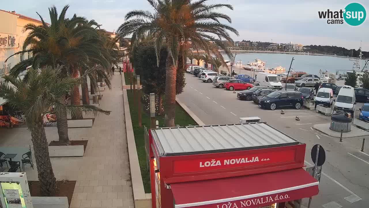 Webcam Novalja – Obala Petra Krešimira IV