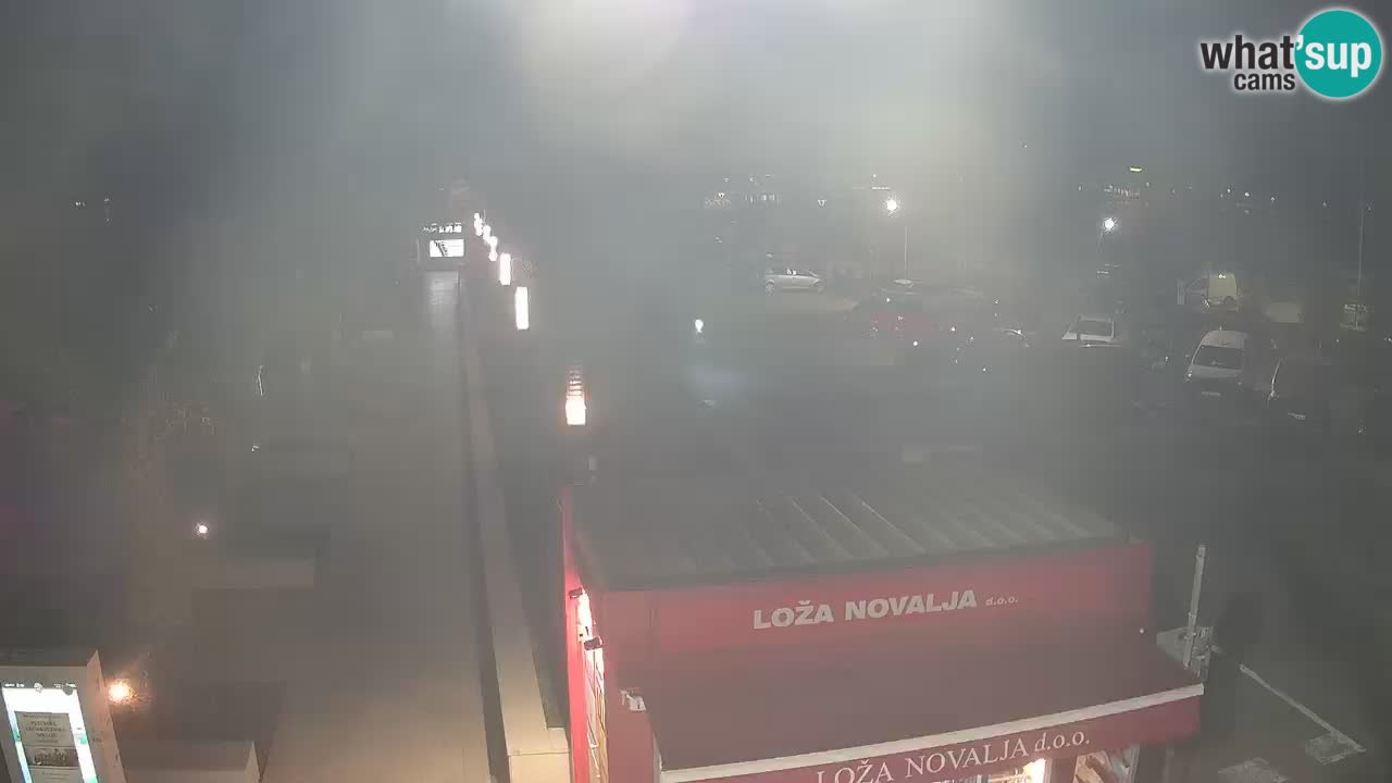 Camera en diecto Novalja – Obala Petra Krešimira IV