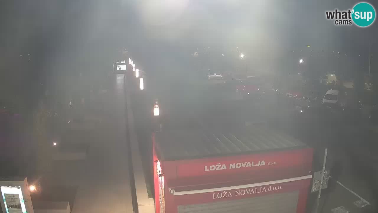 Camera en diecto Novalja – Obala Petra Krešimira IV