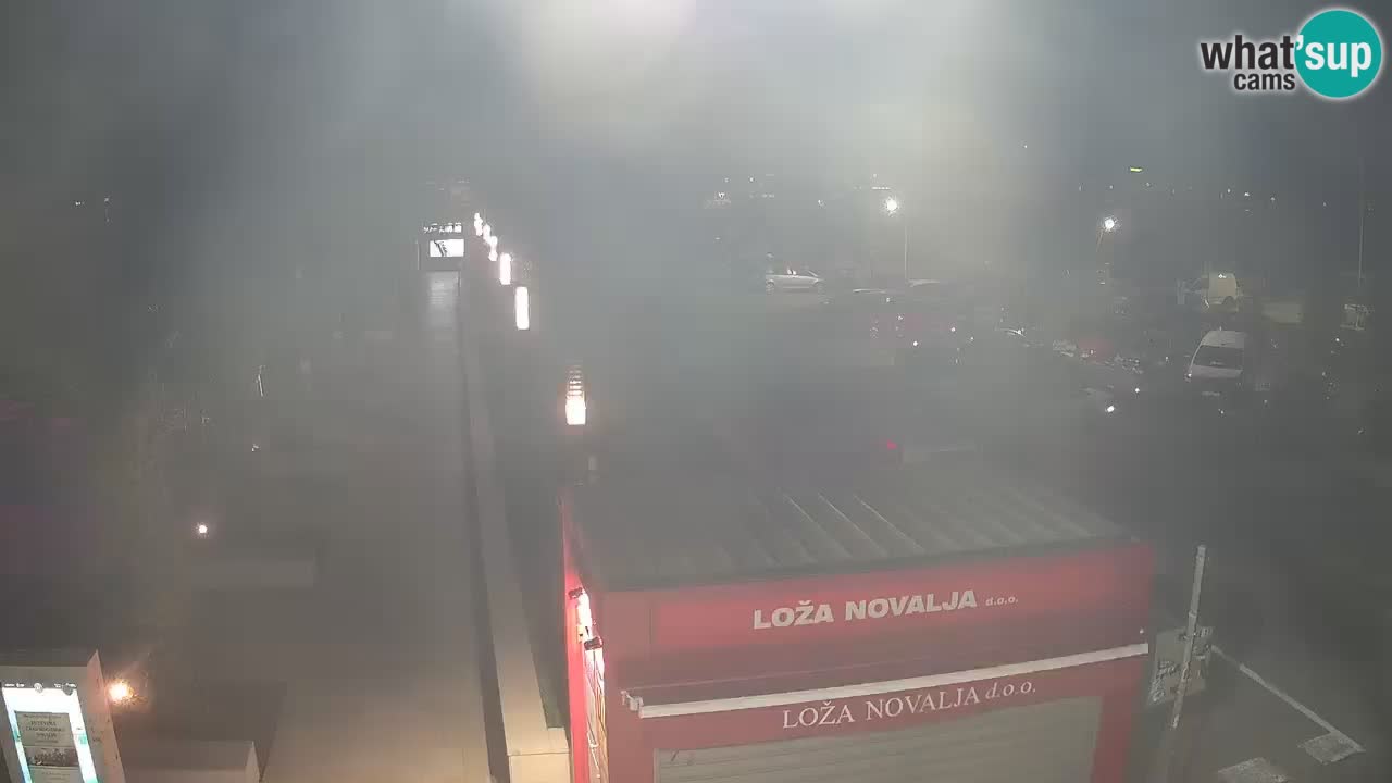 Camera en diecto Novalja – Obala Petra Krešimira IV