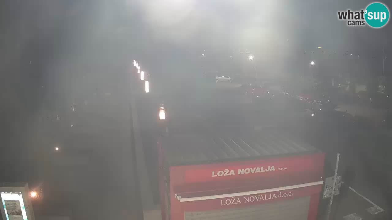 Webcam live Novalja – Obala Petra Krešimira IV