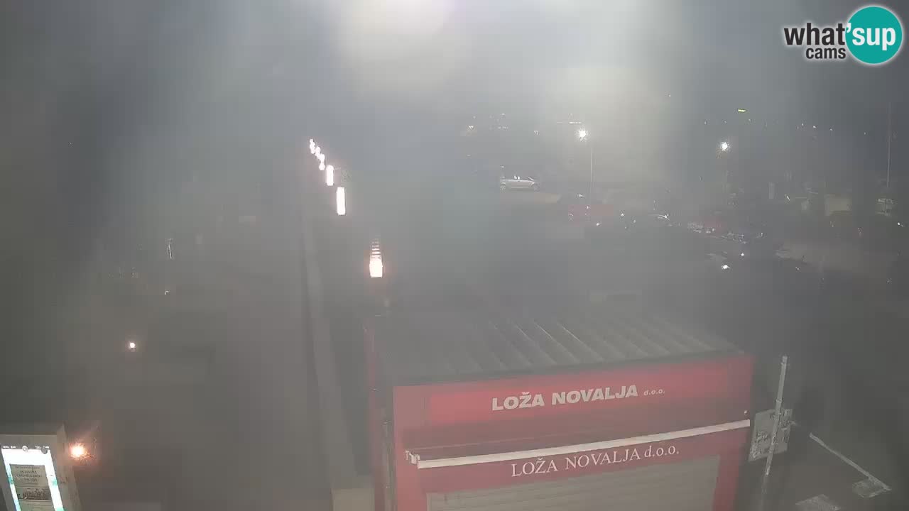 Live cam Novalja – Obala Petra Krešimira IV