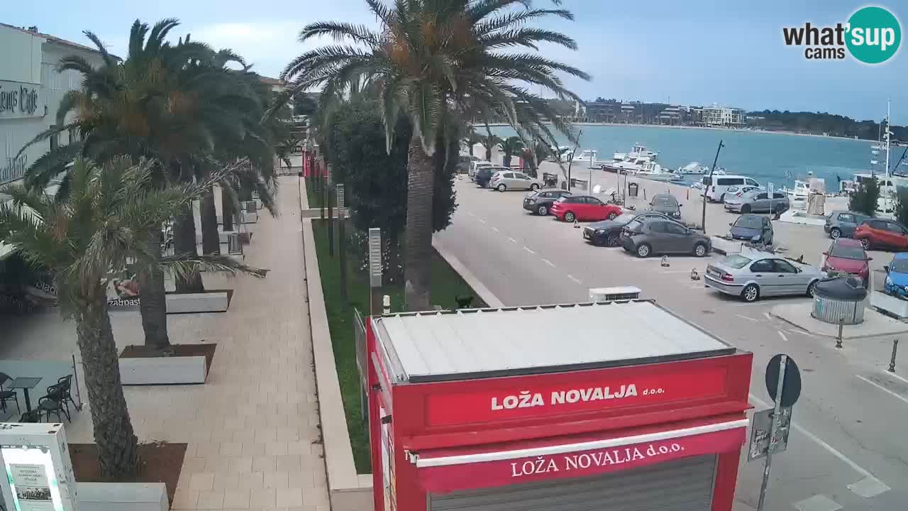 Webcam Novalja – Obala Petra Krešimira IV