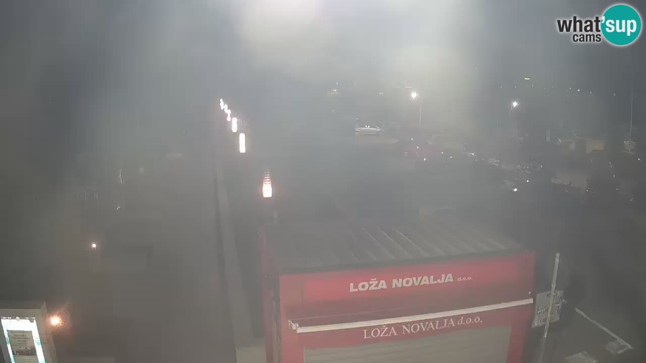 Live cam Novalja – Obala Petra Krešimira IV