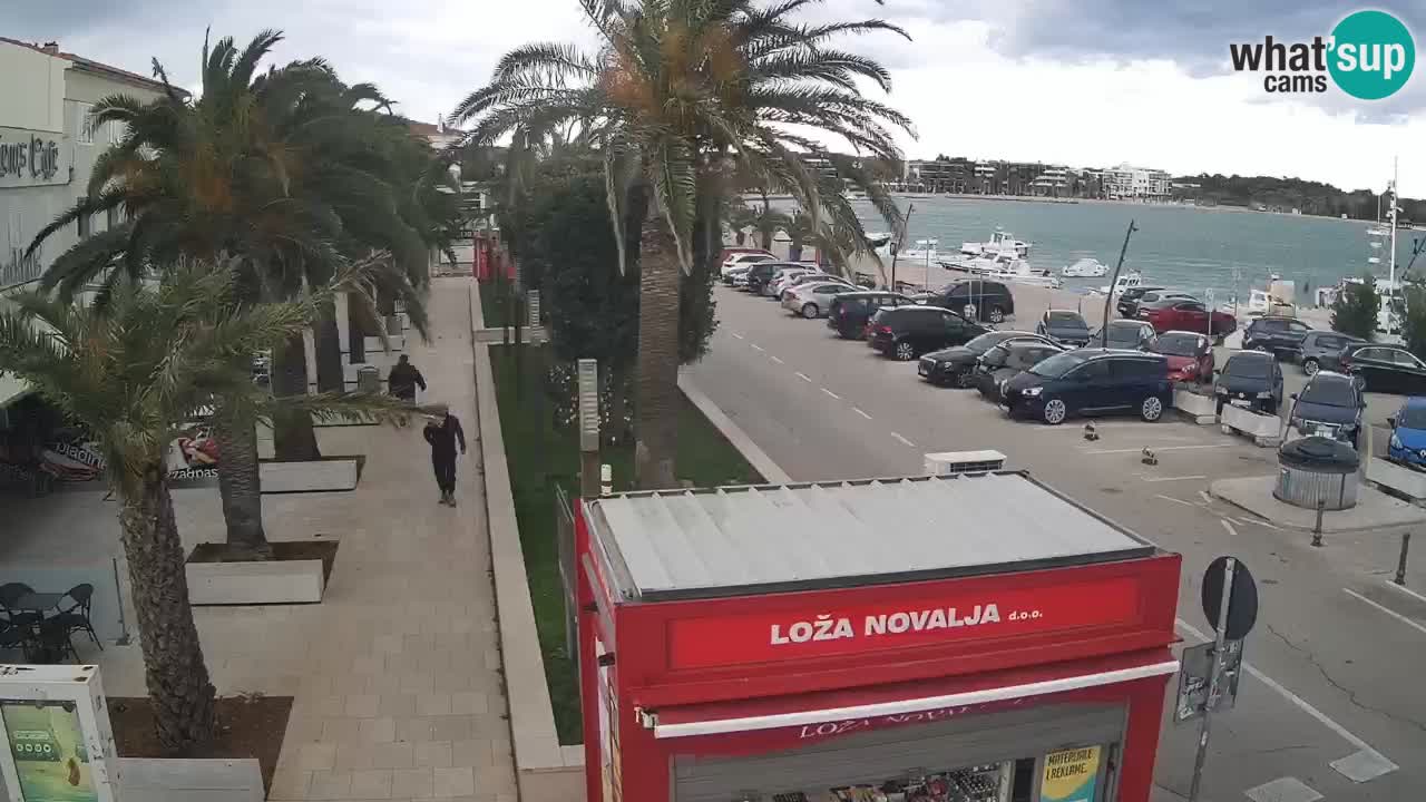 Live cam Novalja – Obala Petra Krešimira IV