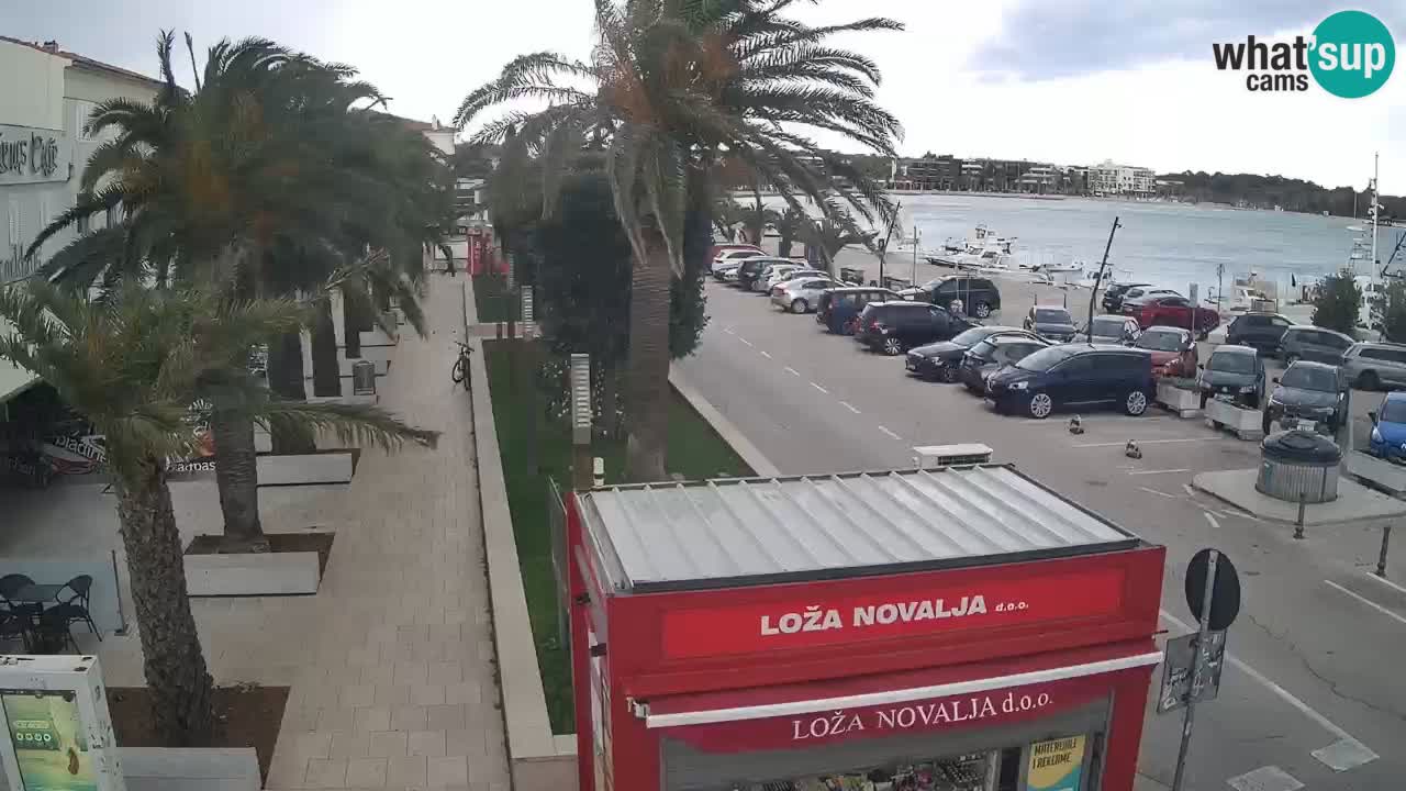 Webcam Novalja – Obala Petra Krešimira IV