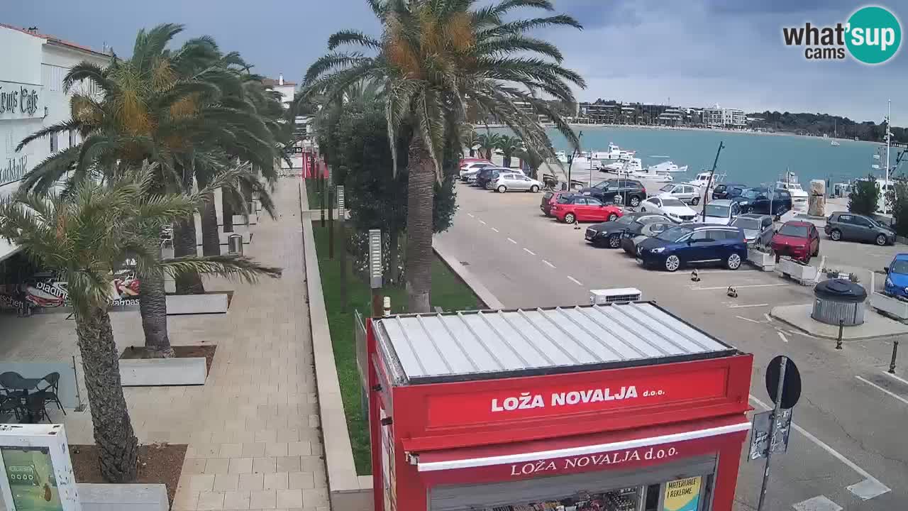 Live cam Novalja – Obala Petra Krešimira IV