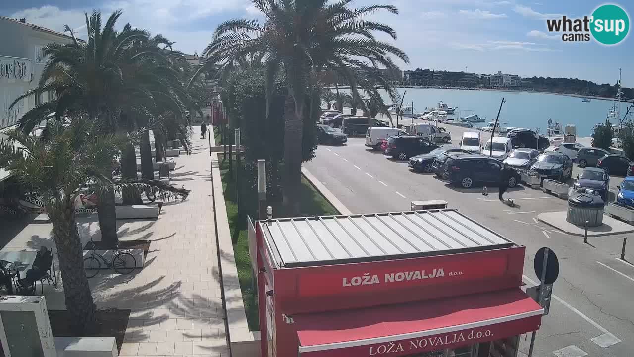 Live cam Novalja – Obala Petra Krešimira IV