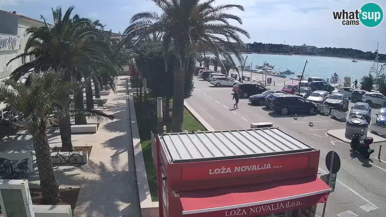 Web kamera Novalja – Obala Petra Krešimira IV