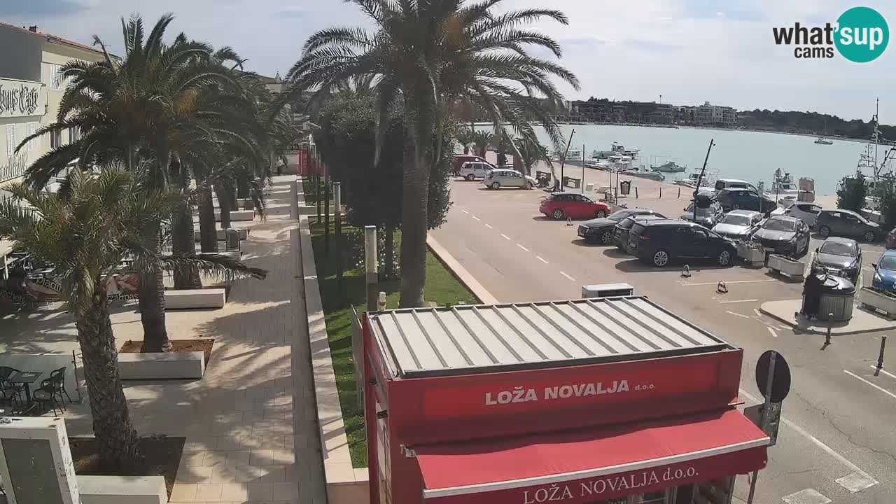 Webcam Novalja – Obala Petra Krešimira IV