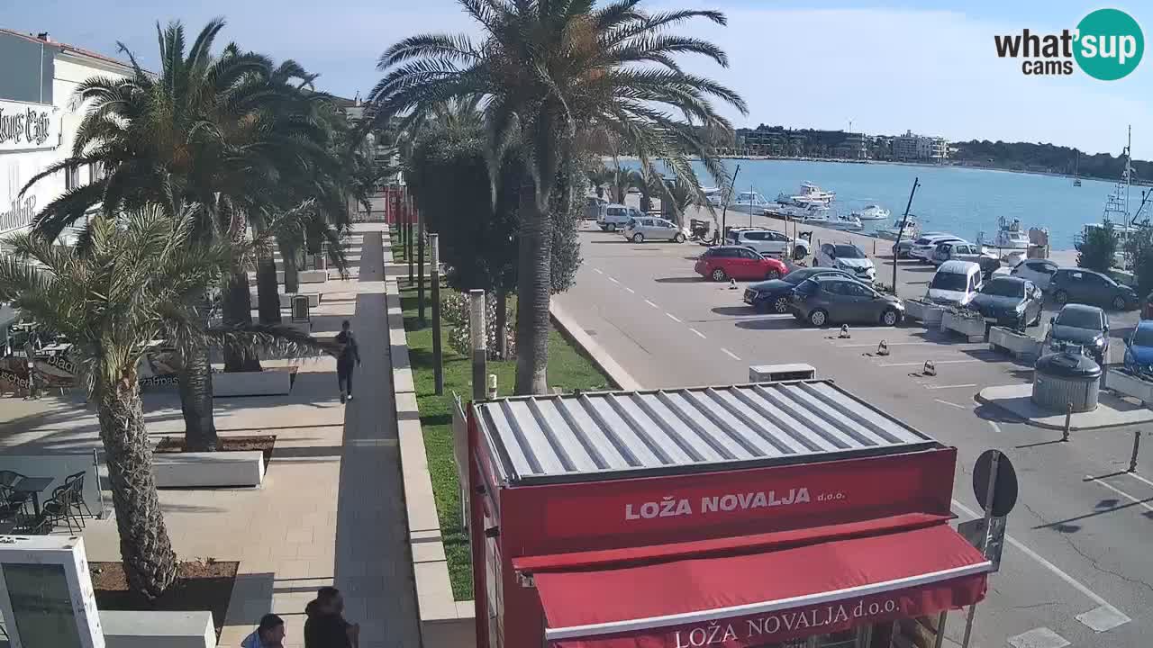 Live cam Novalja – Obala Petra Krešimira IV