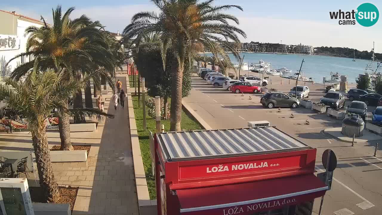 Web kamera Novalja – Obala Petra Krešimira IV