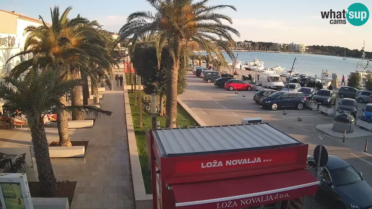 Live cam Novalja – Obala Petra Krešimira IV