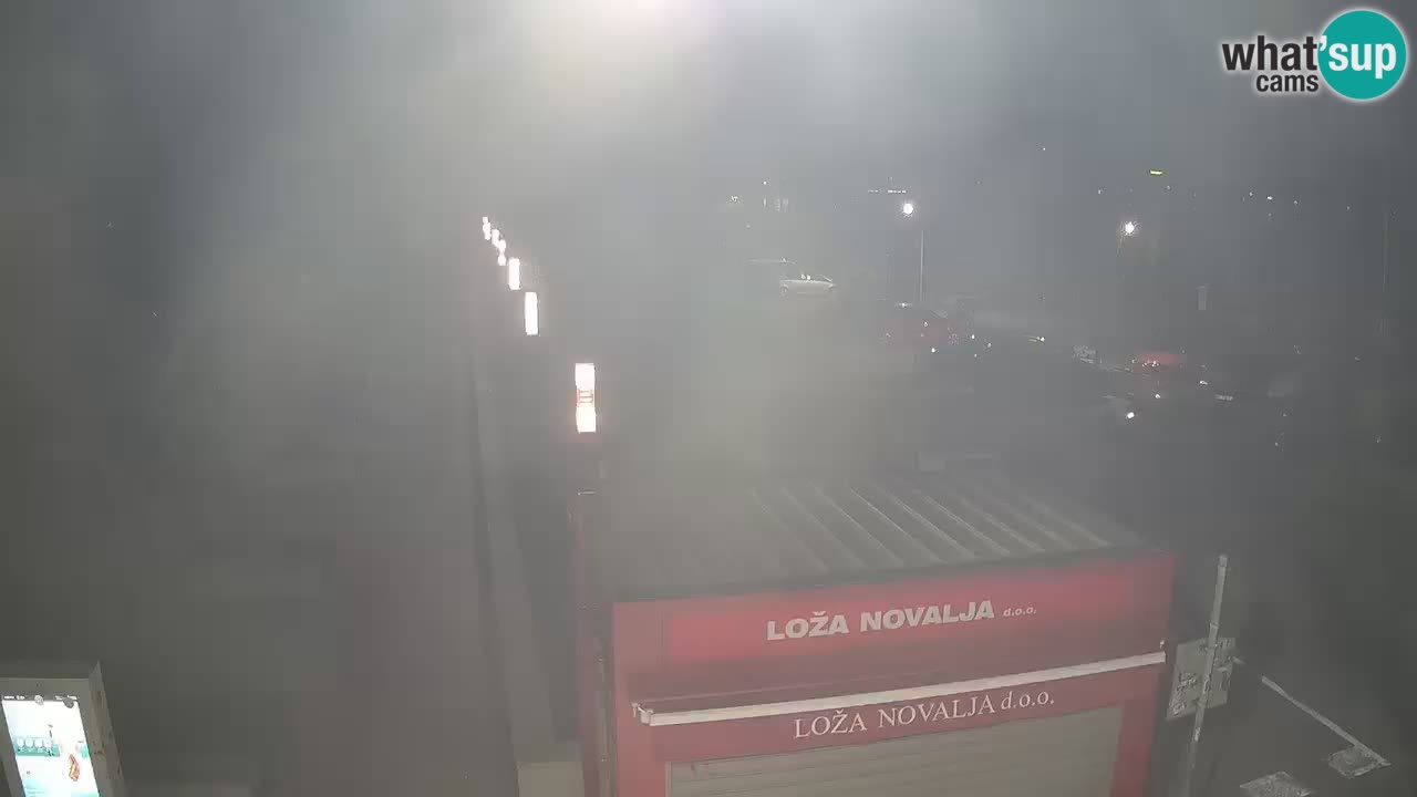 Live cam Novalja – Obala Petra Krešimira IV