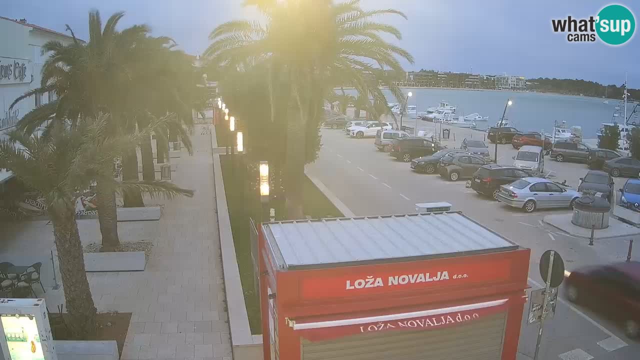 Live cam Novalja – Obala Petra Krešimira IV