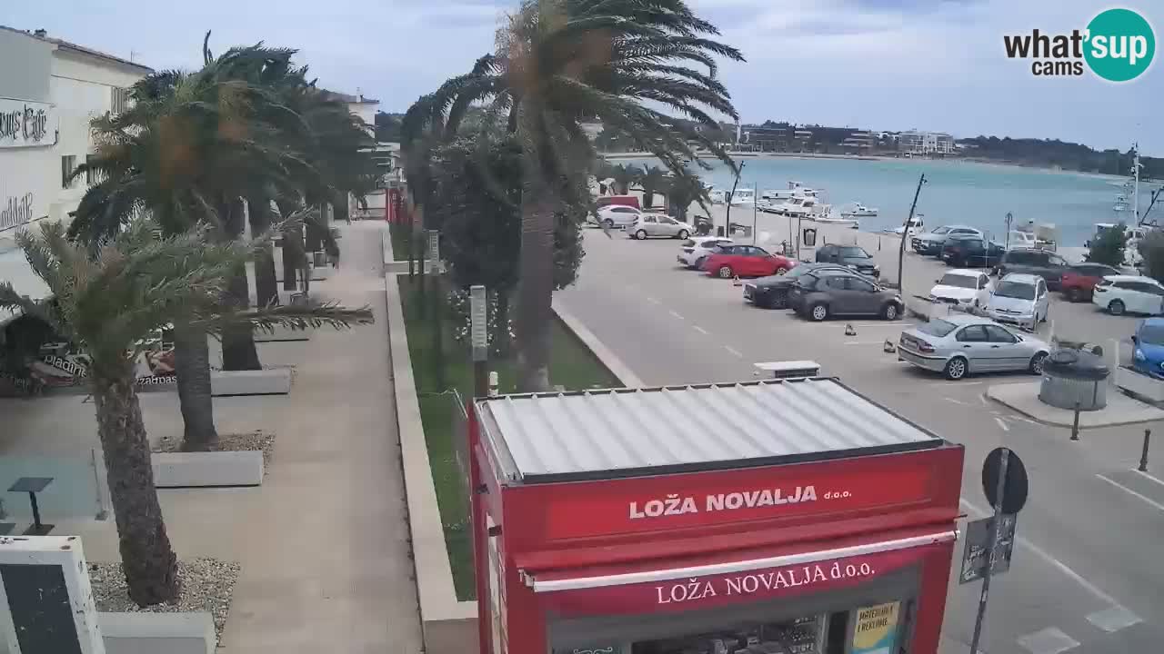 Live cam Novalja – Obala Petra Krešimira IV