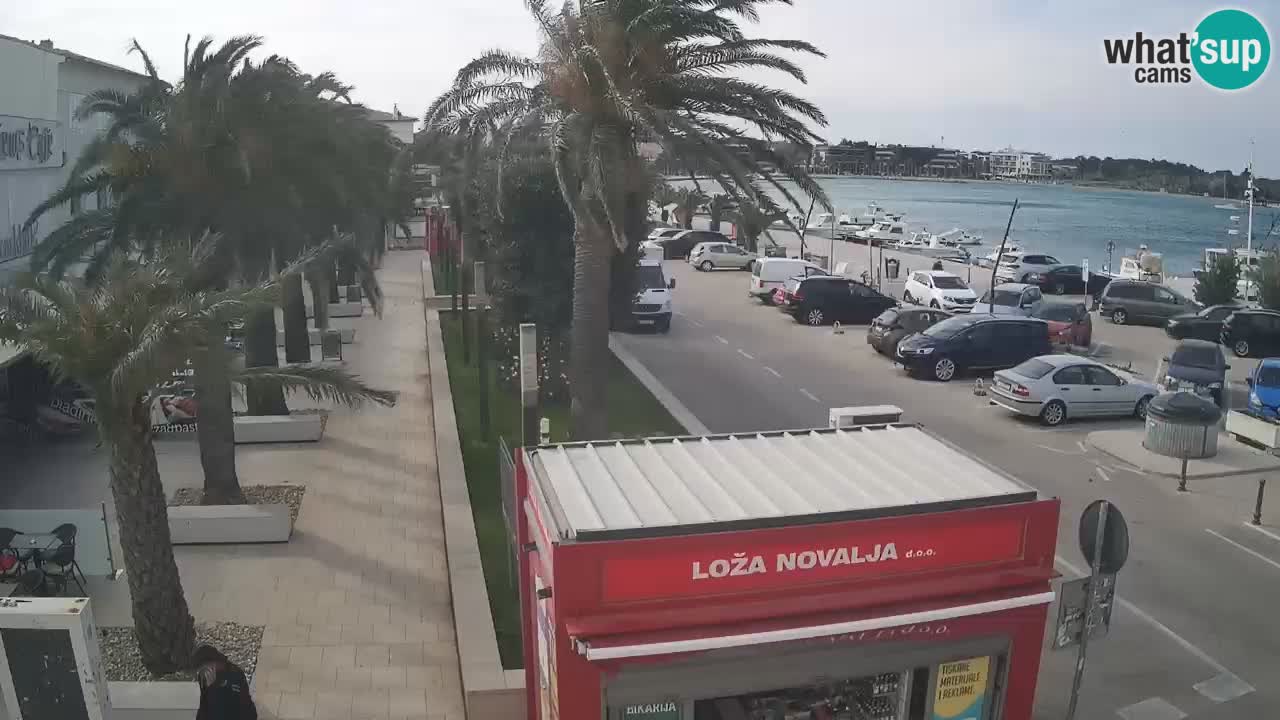 Live cam Novalja – Obala Petra Krešimira IV