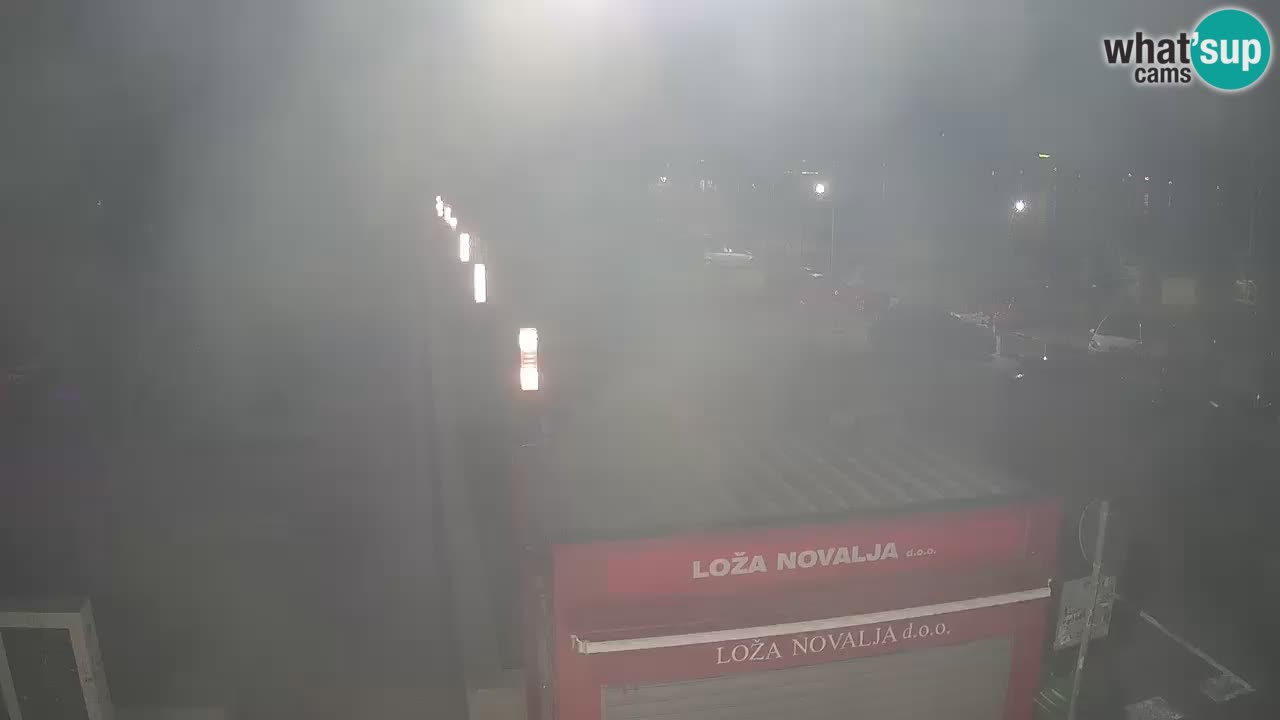 Spletna kamera Novalja – Obala Petra Krešimira IV