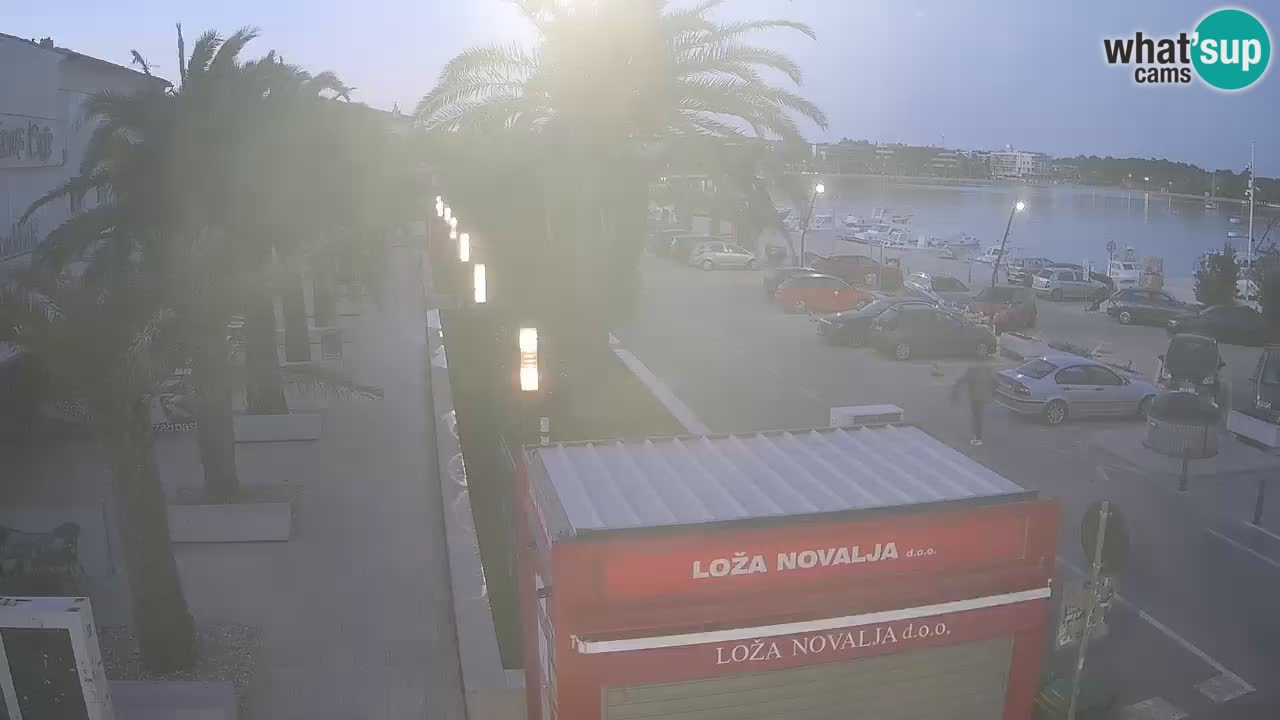 Live cam Novalja – Obala Petra Krešimira IV