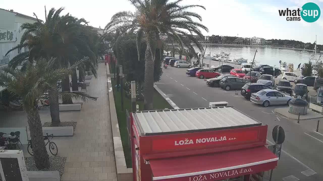 Live cam Novalja – Obala Petra Krešimira IV