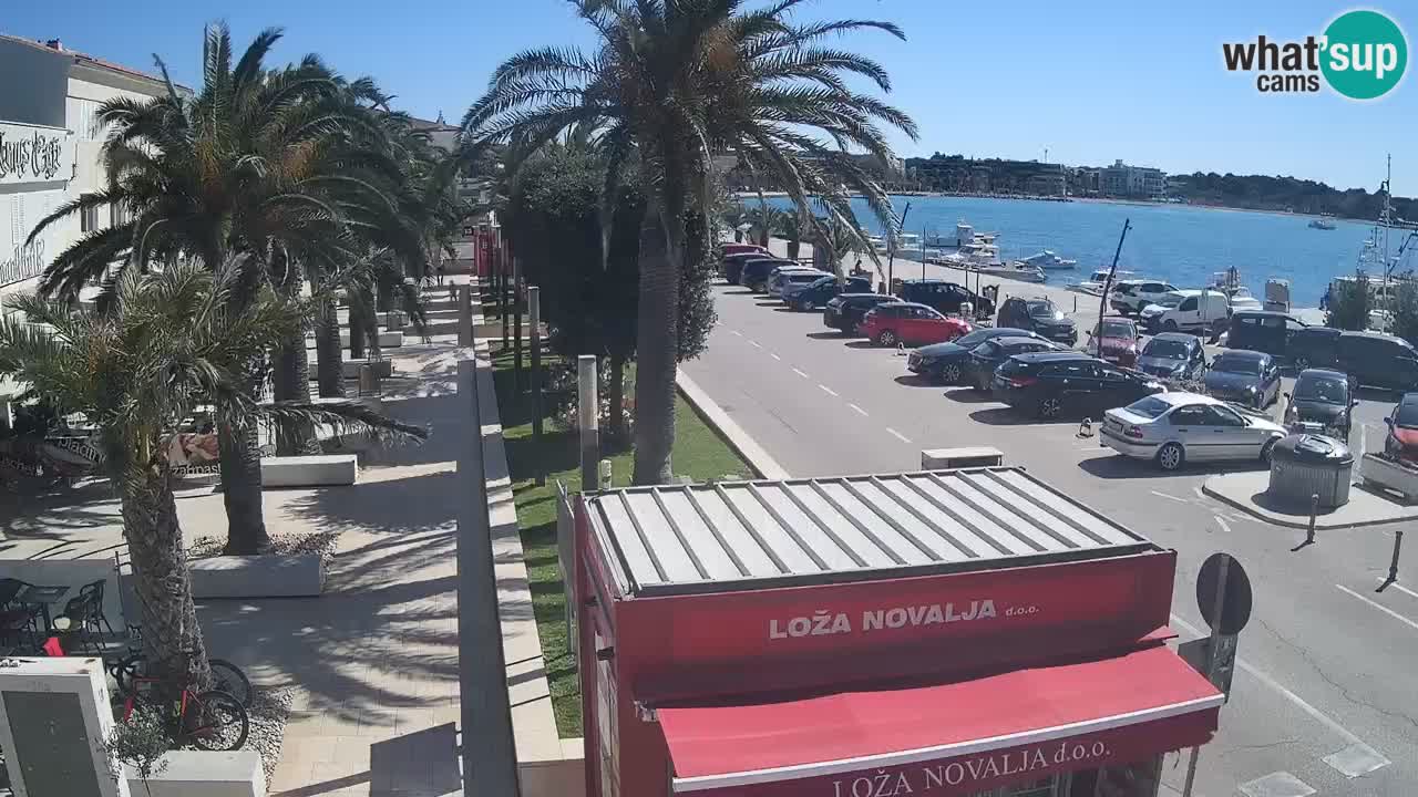 Webcam live Novalja – Obala Petra Krešimira IV