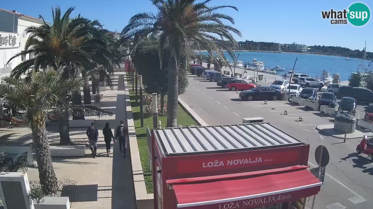 Live cam Novalja – Obala Petra Krešimira IV