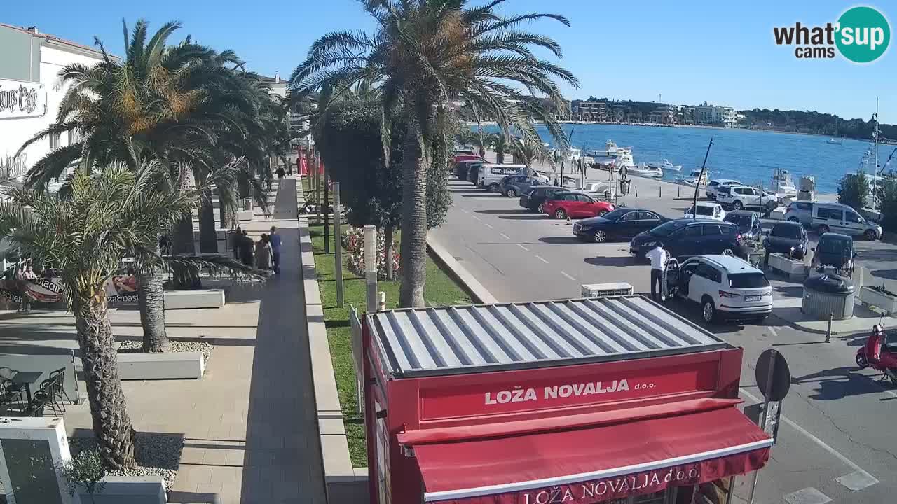 Live cam Novalja – Obala Petra Krešimira IV