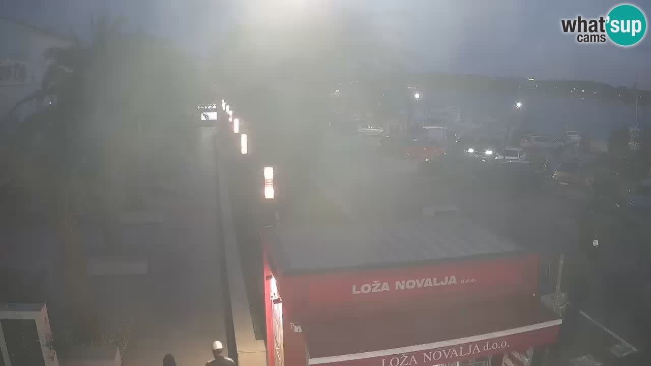 Webcam live Novalja – Obala Petra Krešimira IV