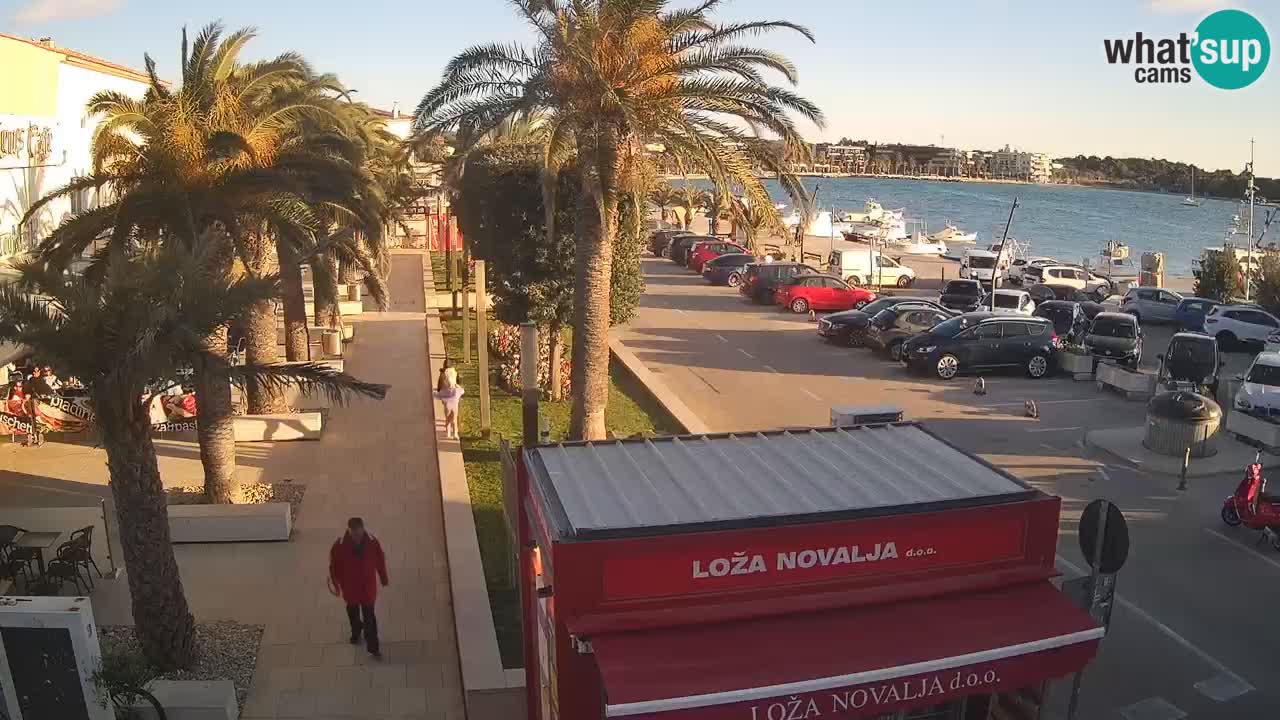 Webcam live Novalja – Obala Petra Krešimira IV