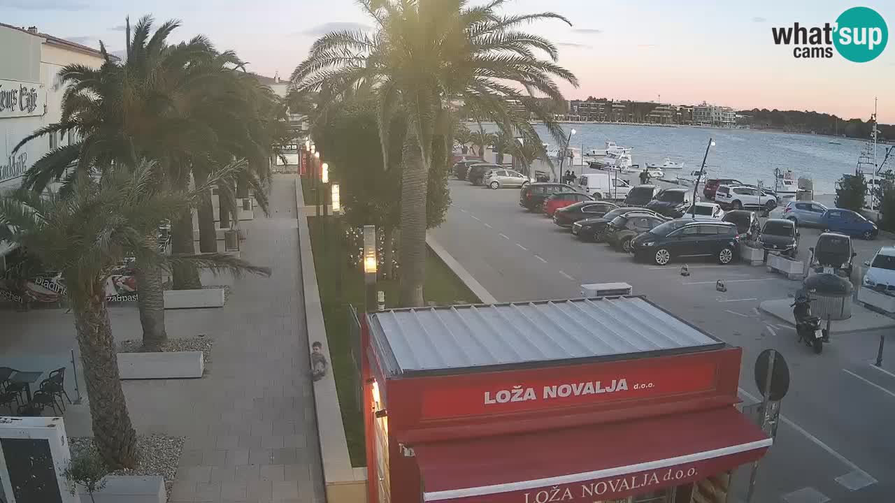 Webcam live Novalja – Obala Petra Krešimira IV