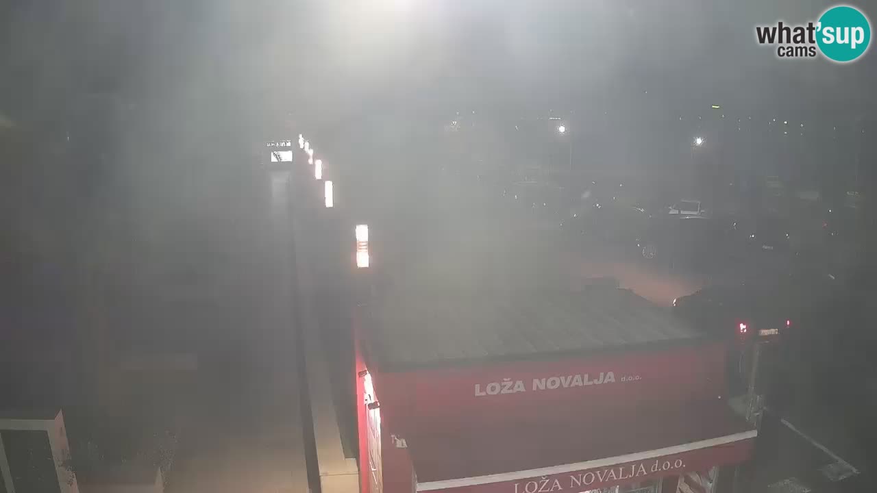 Webcam live Novalja – Obala Petra Krešimira IV
