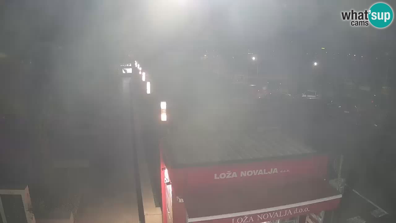 Live cam Novalja – Obala Petra Krešimira IV
